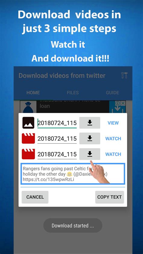 Allows a. . Twitter video downloader app